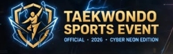 Taekwondo Sports Event Logo